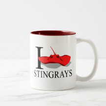 I Love Stingrays Mugs