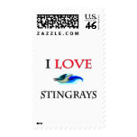 I Love Stingrays postage