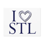 i love STL Postcard