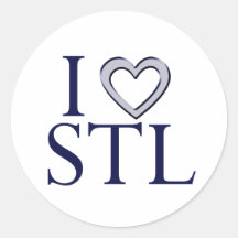 i love STL Sticker