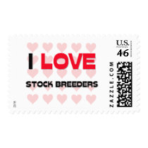 I LOVE STOCK BREEDERS postage
