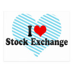 I Love Stock Exchange Post Card