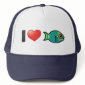 I Love Stoplight Parrotfish Trucker Hat