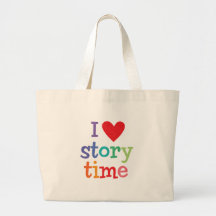 I Love Storytime T-Shirts & Gifts Bags