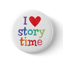 I Love Storytime T-Shirts & Gifts Pins