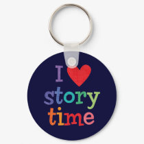 I Love Storytime T-Shirts & Gifts keychains by konceptskids I Love Storytime T-Shirts & Gifts keychains