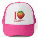 I Love Strawberry hats by tshirtdujour I Love Strawberry hats