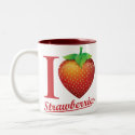 I Love Strawberry mug