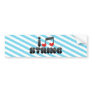 I Love String Bumper Sticker