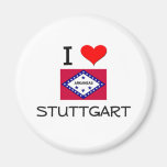 I Love STUTTGART Arkansas Fridge Magnets
