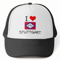 I Love STUTTGART Arkansas hats
