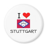 I Love STUTTGART Arkansas Fridge Magnets