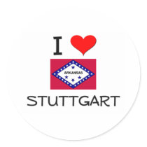 I Love STUTTGART Arkansas stickers