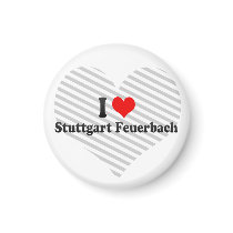 I Love Stuttgart Feuerbach, Germany Magnet