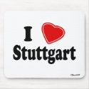 I Love Stuttgart mousepads