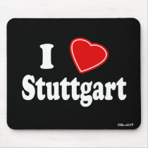 I Love Stuttgart mousepads