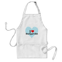 I Love Stuttgart-Ost, Germany Aprons