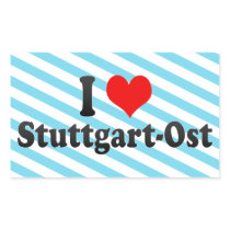 I Love Stuttgart-Ost, Germany Rectangle Sticker