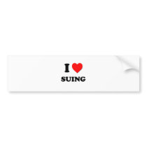 I love Suing Bumper Sticker