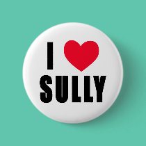 I Love Sully I HEART Sully buttons