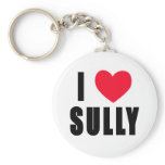 I Love Sully I HEART Sully Key Chains