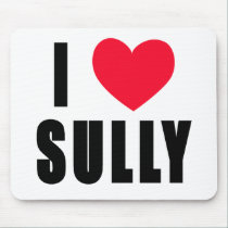 I Love Sully I HEART Sully mousepads