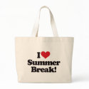 I Love Summer Break! bags