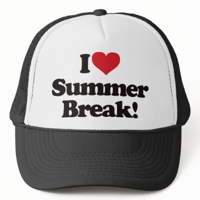summer break trucker hat