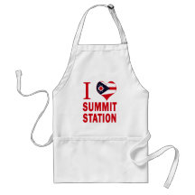 I love Summit Station, Ohio Aprons