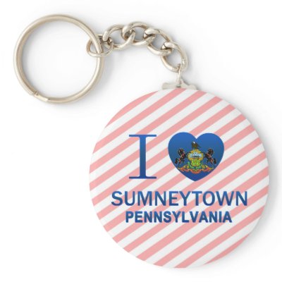 I Love Sumneytown, PA Key Chains by cityshirtsUSA