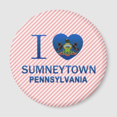 I Love Sumneytown, PA Refrigerator Magnet by cityshirtsUSA