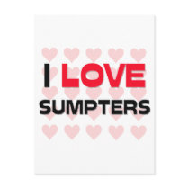 I LOVE SUMPTERS postcards by professions I LOVE SUMPTERS postcards