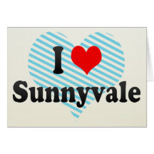 I Love Sunnyvale, United States Card