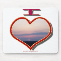 I Love Sunsets Mousepad