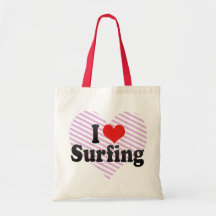 I Love Surfing Bag