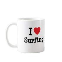 I love Surfing heart custom personalized mugs by funnycustomtshirts I love Surfing heart custom personalized mugs