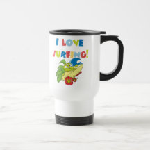 I Love Surfing T shirts and Gifts Coffee Mug