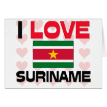 I Love Suriname cards by tshirtshirts I Love Suriname cards