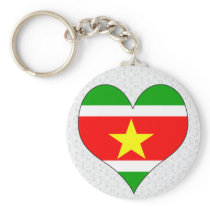 I Love Suriname Key Chains