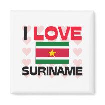 I Love Suriname magnets
