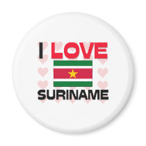 I Love Suriname magnets