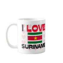 I Love Suriname mugs by tshirtshirts I Love Suriname mugs