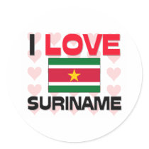 I Love Suriname stickers