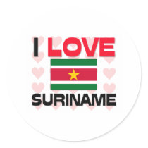 I Love Suriname stickers