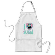 I love Sushi Apron