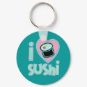 I love Sushi keychains by totallypainted I love Sushi keychains