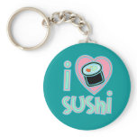 I love Sushi keychains