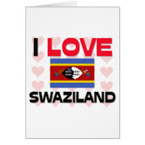 I Love Swaziland cards