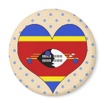 I Love Swaziland Fridge Magnets