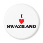 I Love Swaziland Fridge Magnet